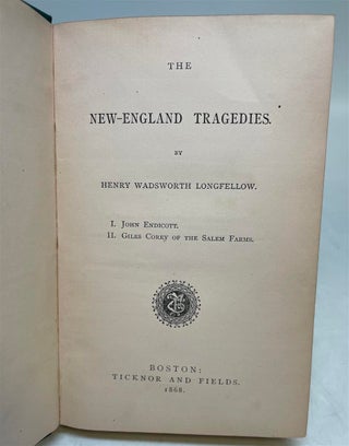 The New-England Tragedies.